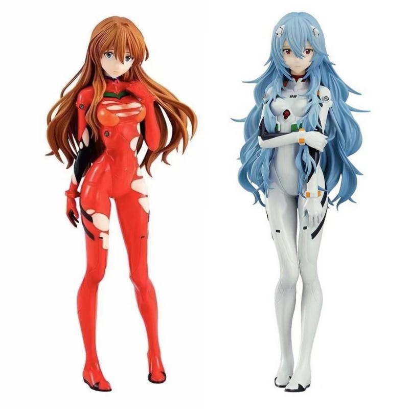 Evangelion Anime Figure Eva Ayanami Rei Asuka Two-Dimensional Model Chassis Desktop Ornament Gift Doll Toys