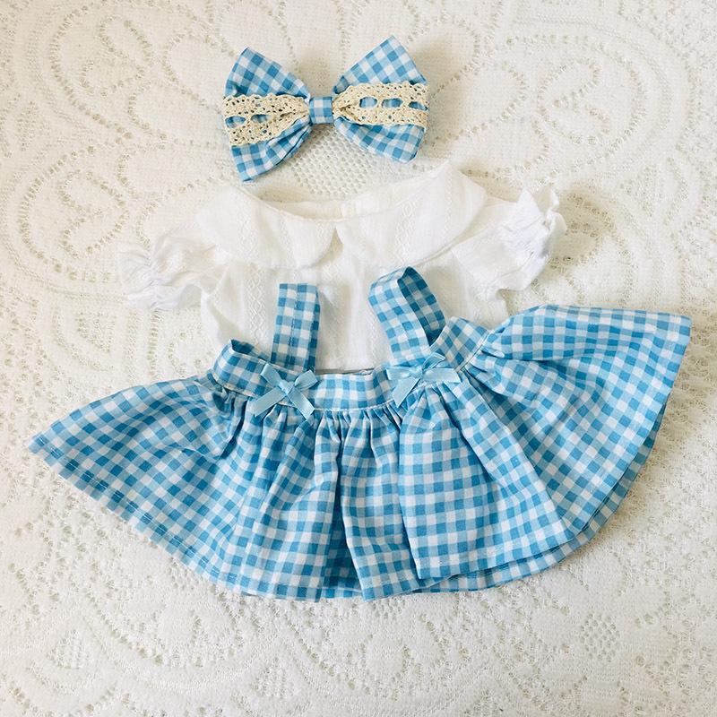 Medium 30cm Handmade Doll Clothes for Jointed Bear - S Size Belle Lulu Outfit Gift for Girls