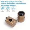 10Pcs Rustproof Motorcycle Accelerator Cable Stop Nut Easy Installation Universal Fit Motorbike Throttle System Repair Parts