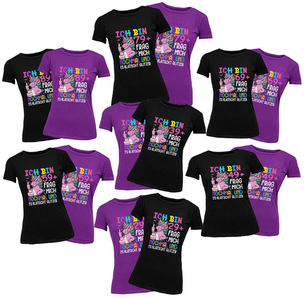 

Funny Birthday Shirt Ladies Saying 29 39 49 59 69 79 89 Unicorn Birthday S