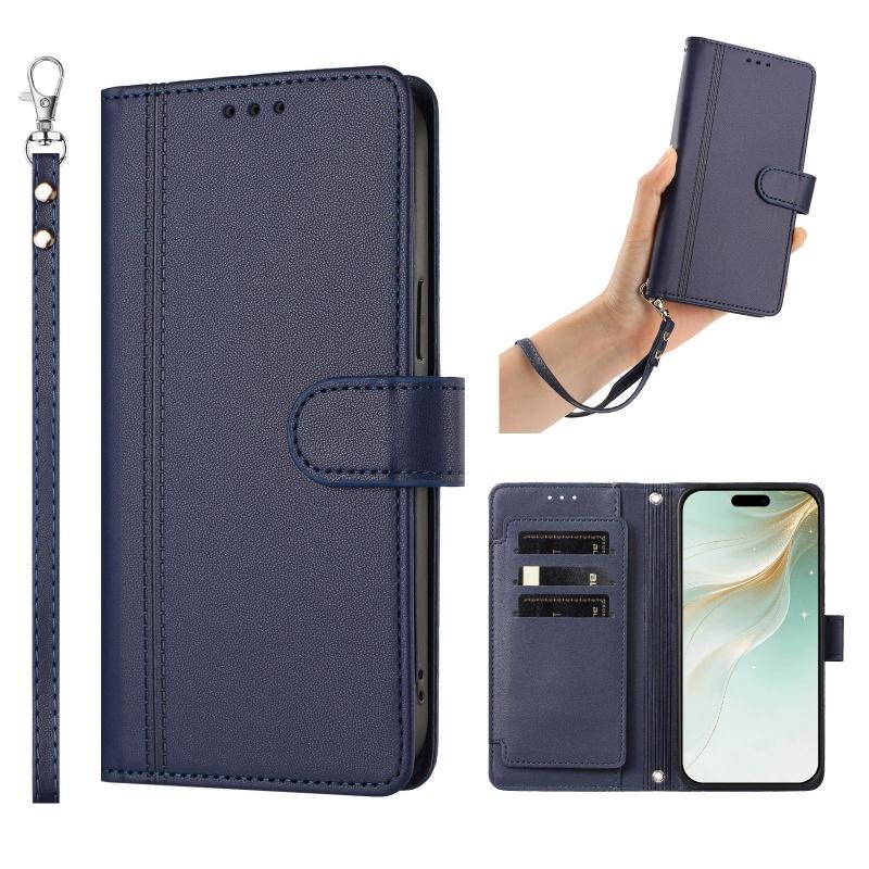 PU Leather Flip Phone Case For Samsung Galaxy S6 S7 Edge S8 S9 Plus S10 S20 FE S21 S22 Ultra Holder 9 Card Slots Wallet Cover