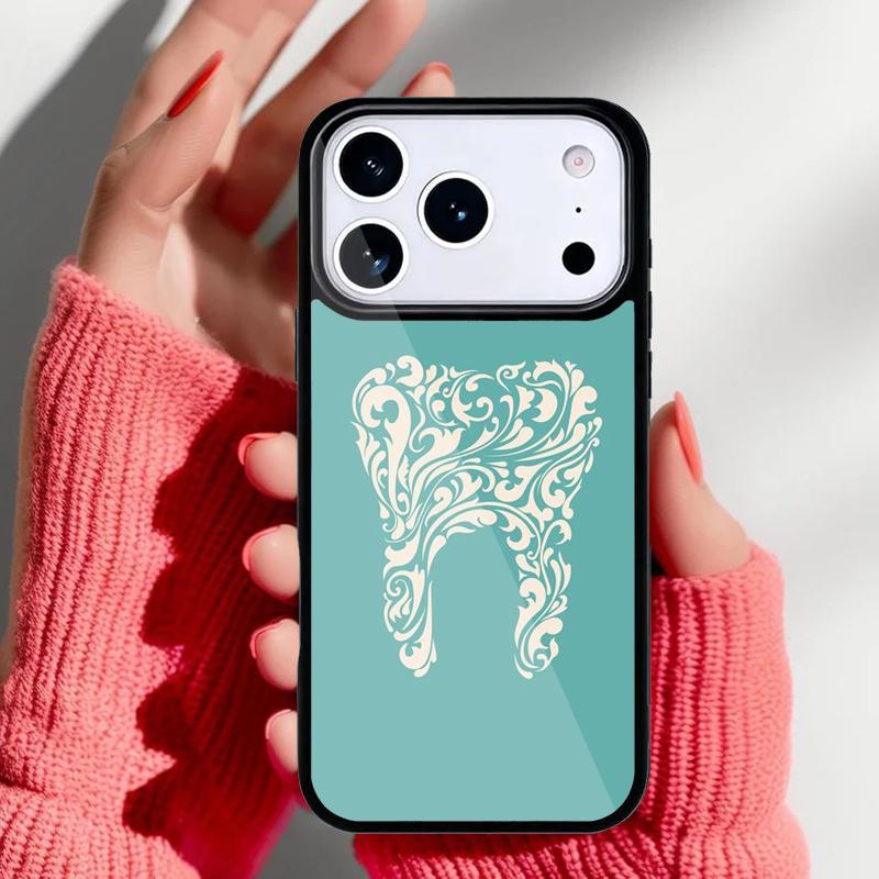 Dentist Dental Tooth Phone Case for iPhone 17 16 15 14 13 Pro Max Back Cover for 12 11 Pro Coque