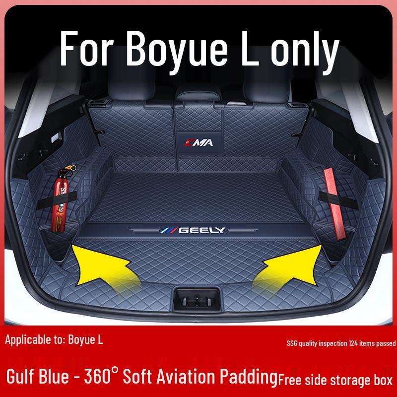 Geely Boyue L 2024 Trunk Mat - Full Coverage Tail Box Interior Decor Fán