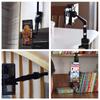 Multi-Angle Rearview Mirror Phone Mount – Extendable, Rotatable Car Holder with Anti-Slip Clamp