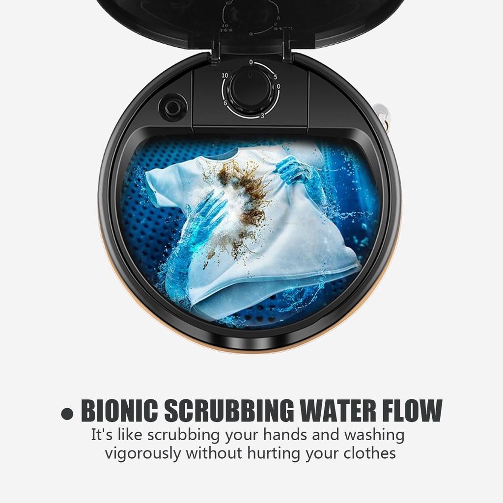 8L Portable Dirty Clothes Turbine Cleaning Laundry Washer Travel Business Mini Washing Machine Mini Ultrasonic Washing Machine