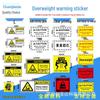 Super Heavy Sticker Label for Heavy Package Logistics Warning
