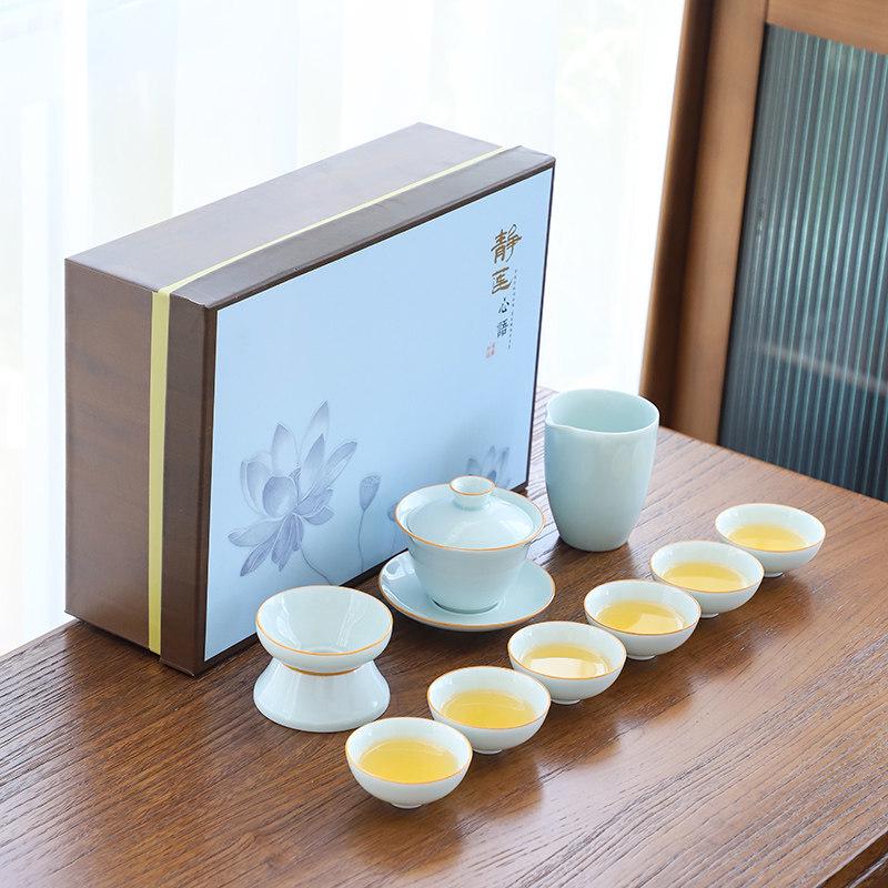 Dehua White Porcelain Kung Fu Tea Set