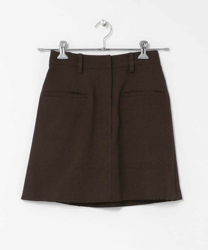 Mini Dark One Size [KBF] Skirt, Cut-off Skirt, Women's KB26330-2051090, Brown,