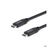 STARTECH USB-C uz USB-C kabelis - 50 cm - Power Delivery 5A - USB-IF sertificēts - Melns
