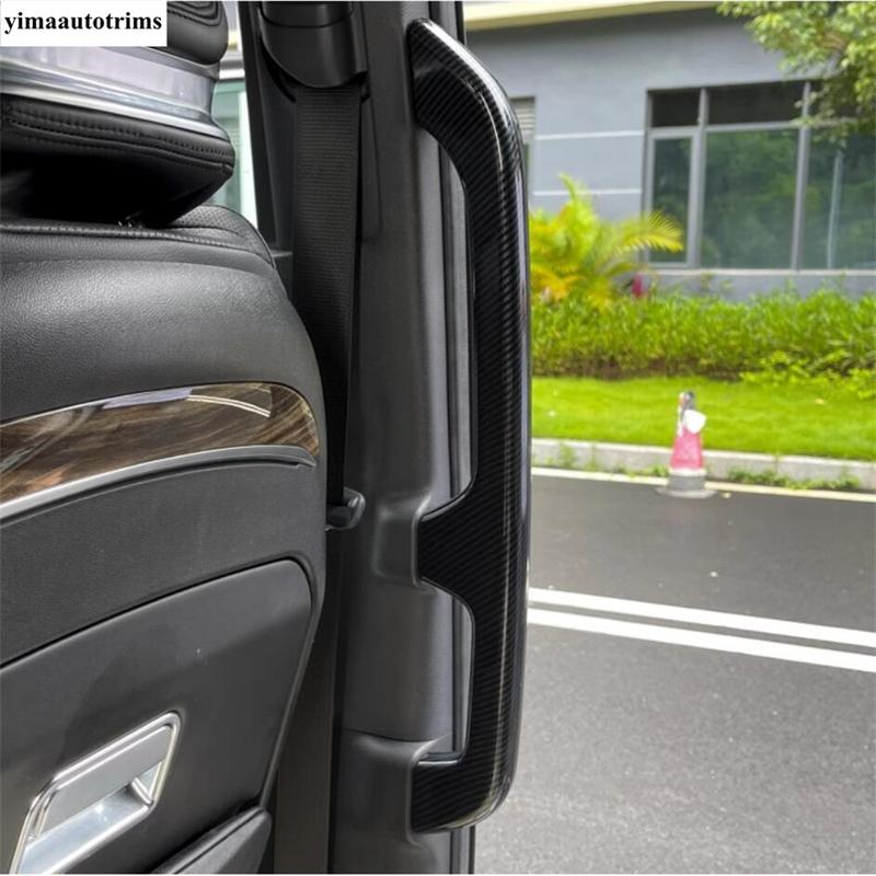 4Pcs Car Inner Rear Door Armrest Panel Strip Decoration Stickers Cover Trim ABS Accessories For Toyota Sienna XL40  - 2025