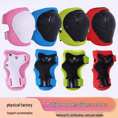 Set di 6 Protezioni per Bambini per Pattinaggio, Ciclismo, Sci & Biciclette senza Pedali - Ginocchiere & Polsini Spessi