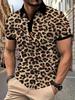 Men's Polo Shirt - Sexy Leopard Print 3D Design - Breathable and Quick-drying - Suitable for All Seasons