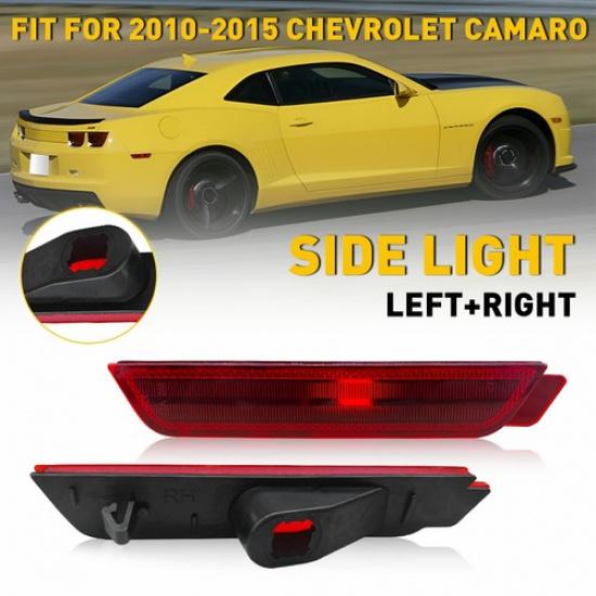 Amber Front 2pcs Side Marker Fits Housings ONLY Light 2010-2015 Chevrolet Camaro