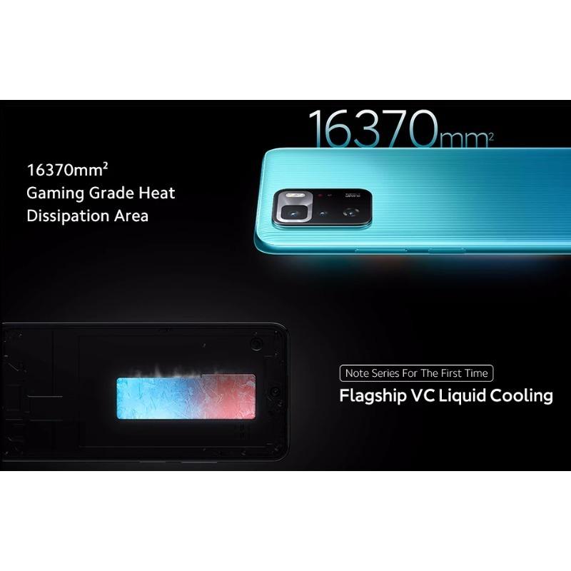 Xiaomi Redmi Note 10 Pro 8GB+128GB Globale ROM Dimensity 1100 Octa-Core 120Hz 6,6" FHD+ Display 64MP 5000mAh NFC 5G Smartphone