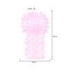 Women's G-Spot Finger Stall Koukou Caterpillar Condom Barbed Crystal Finger Stall Exotic Condom Sex Adult Supplies