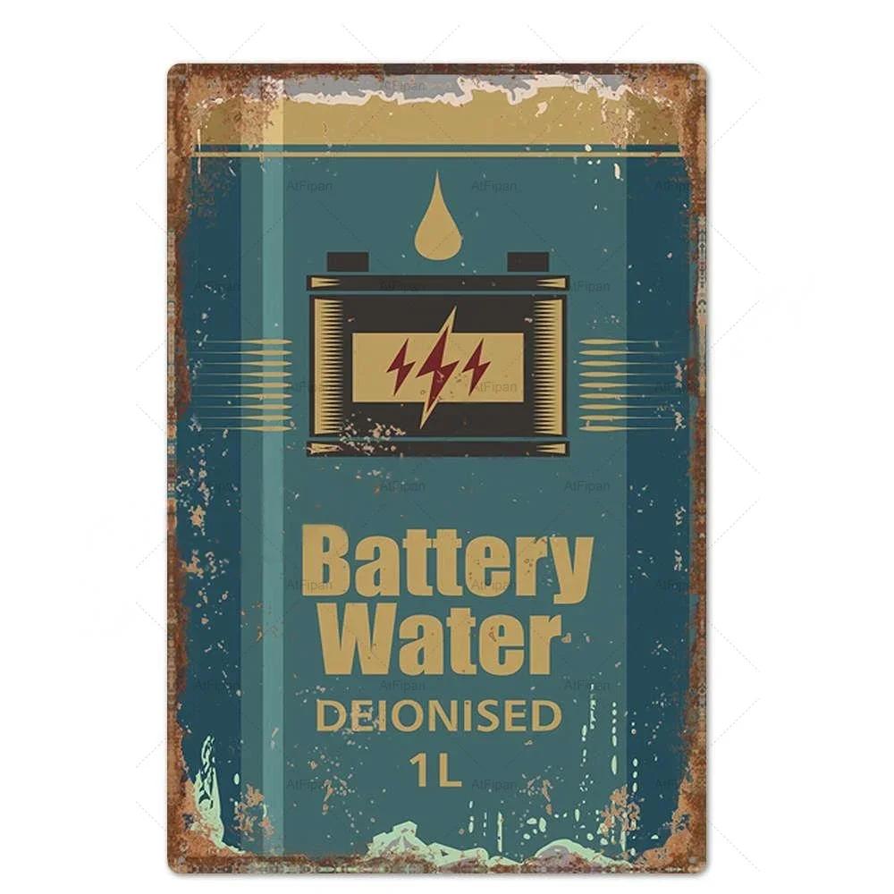 Vintage Metal Tin Sign Plaque  Retro Wall Decor Poster for Garage Gas Station Car Repair Shop  Perfect Home Decor Accent