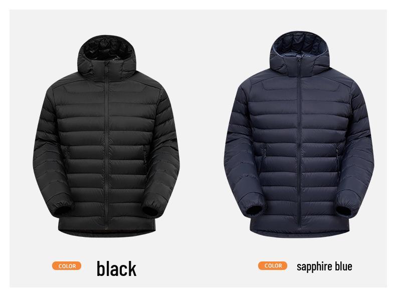 2025 New Style Lightweight Warm Winter Down Jacket – White Duck Down, Loose Fit, Thickened Puffer