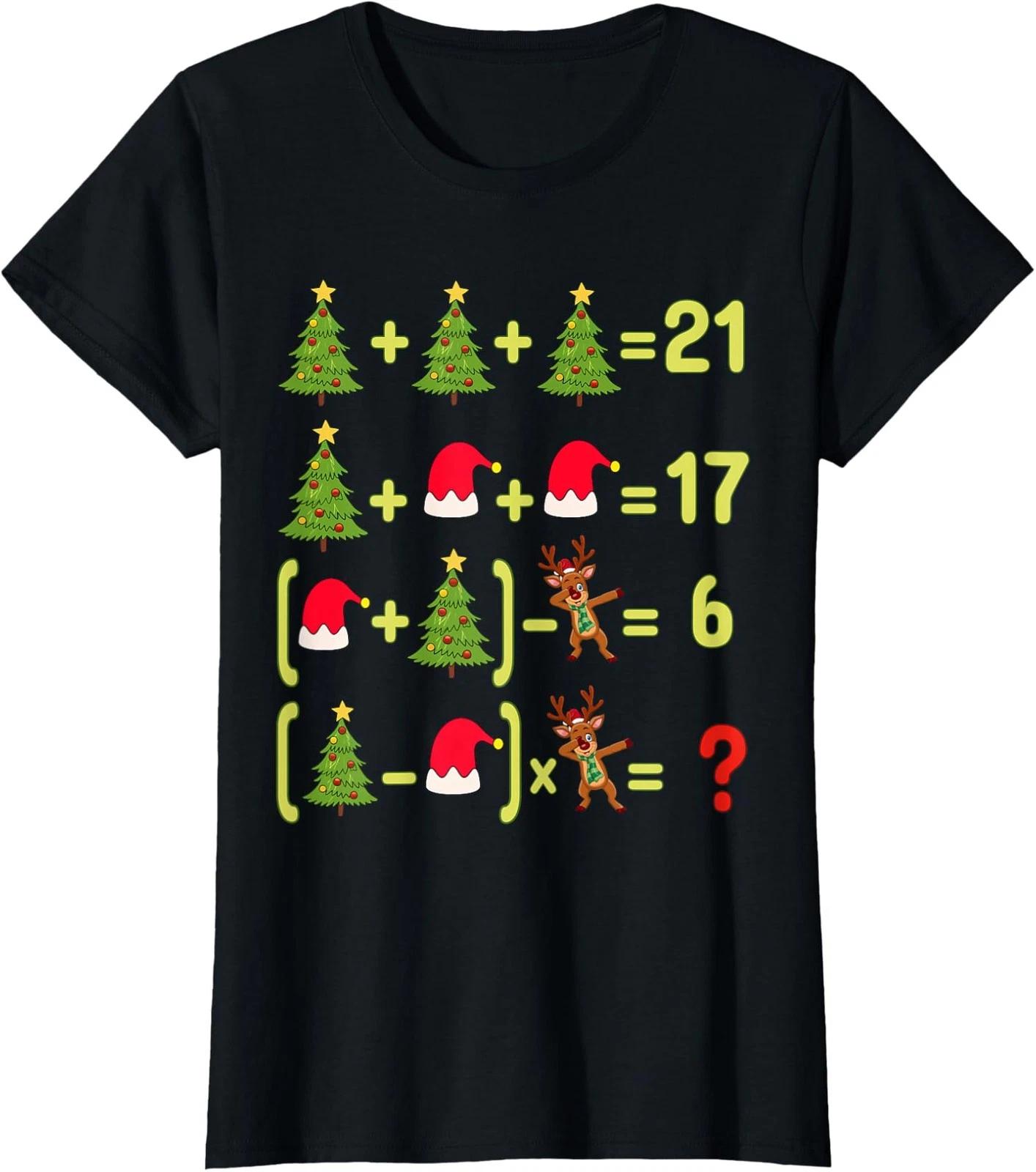 Funny Six Seven 67 Math Teacher Christmas Ladies  Crewneck T-Shirt S