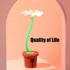 Multipurpose Silicones Pot Cover Lifter Prevents Food Overflow Dishwasher Safe Kitchen Tool Daisy Flower Shape