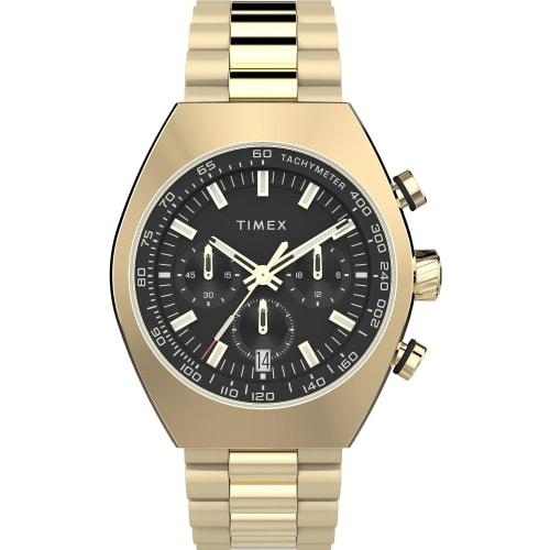 

Timex Men s Legacy 42mm Watch, Gold Tone/Black/Gold Tone. One Size, Legacy 42mm.