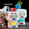 Hawaiian Tiki Zombie Skull Ceramic Cocktail Glass