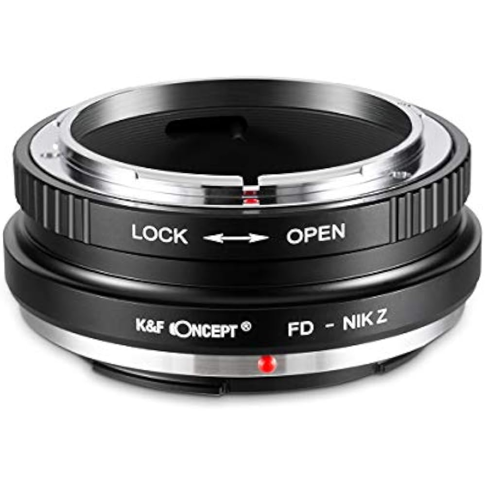 K&F Concept lens mount adapter KF-FDZ (Canon FD mount lens to Nikon Z mount conversion)