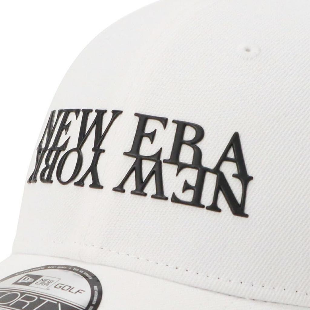 New Era 9FORTY Laser Perforated White Golf FREE GF NENY LASER PERFORATED WHI Cap, 940VS,