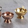 Stainless Steel Shorty Salad Bowl Food Grade Pudding Dessert Bowl  Party Supplies