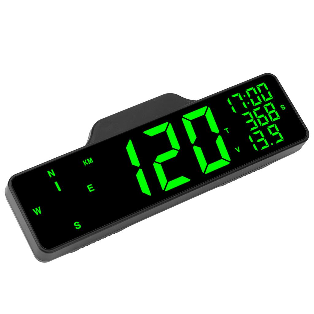 8in Car HUD Display Multifunction GPS Speedometer Fatigue Driving Alarm Universal for Vehicle