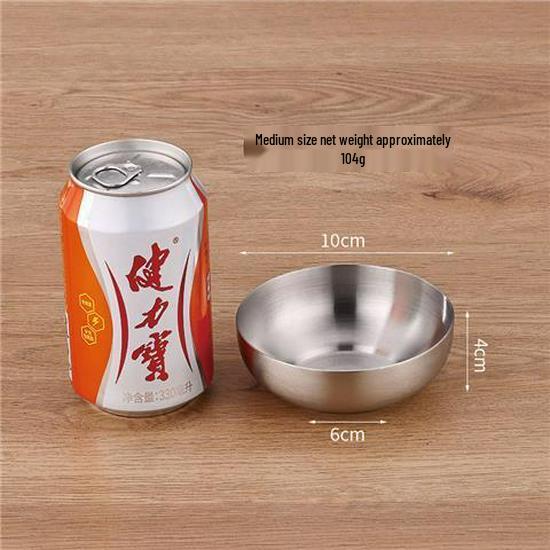 Thickened Stainless Steel Bowl: Perfect for Noodles, Rice, Salad, Bibimbap, Pao Fan, and Ramen