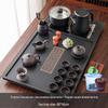 12-Piece Zisha Kung Fu Tea Set with Auto-Fill Tray