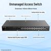 Ruijie RG-ES126S-LP V2 24-Port Fast Ethernet Unmanaged PoE Switch