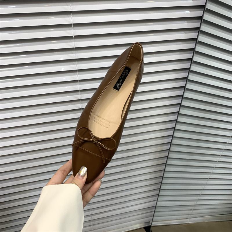 Fashion Bailamos Women Brand Flats Fashion Ballet Shoes Bow Pregnant Women's Flats Casual Loafers Women's Dress Shoes Mujer