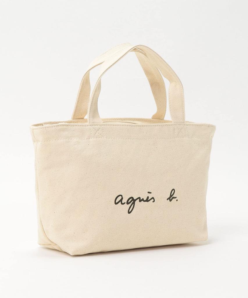Logo Tote Bag WEB Limited F Ivory [agnes B.] GO03-02 Women's