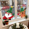 Christmas Decoration Santa Claus Snowman Static Cling Decorations Party Decoration Elk Snowflakes Glass Stickers