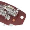 Beige + Silver Car Motor Resistor AC Heater Switch Control (ABS + Metal)