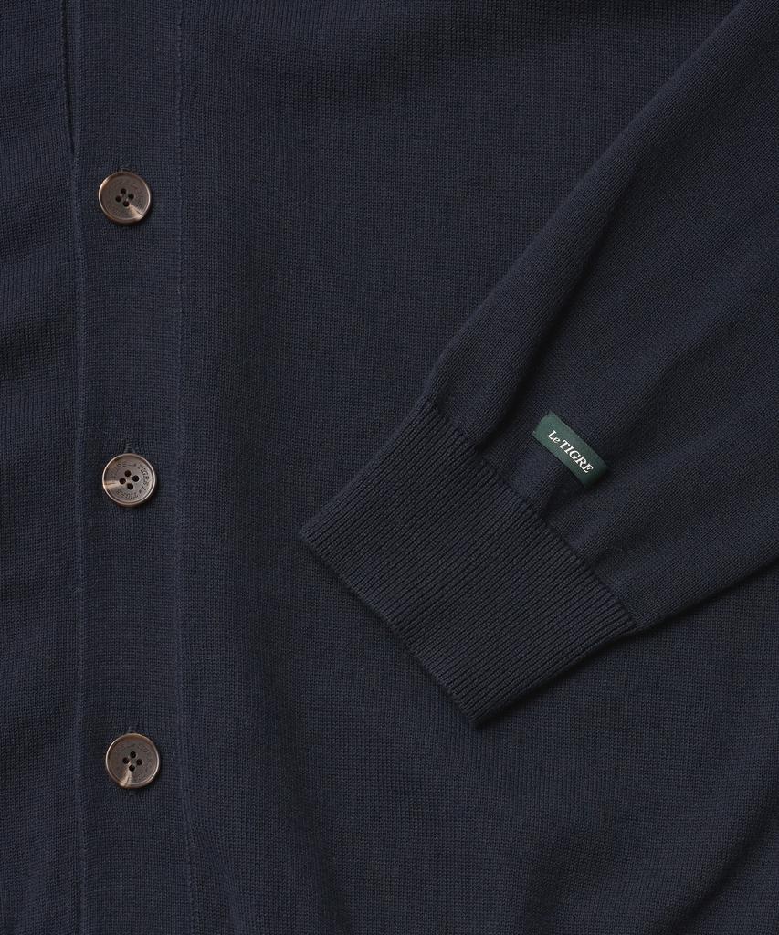 Le Tigre Classic V-Neck Cardigan (Navy)