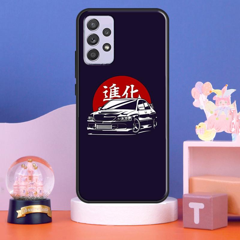 JDM Drift Car Case For Samsung Galaxy A56 A16 A26 A36 A55 A35 A15 A54 A34 A14 A52 A32 A12 A13 A33 A53 A17