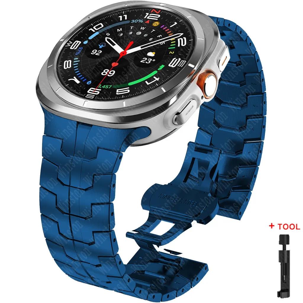 Bracelet for Samsung Galaxy Watch Ultra 2025 Correa Stainless Steel Metal Band for Samsung Ultra 7 Galaxy Ultra 47MM Wrist Strap