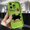 English kitten is suitable for iphone16pro mobile phone case Apple 15 foreign trade 14 cartoon 13promax new 12x