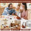 New Paper Towel Holder Wooden Kitchen Spiral Roll Paper Holder Anti-Skid Tissue Vertical Stand Countertop Bathroom Decoration