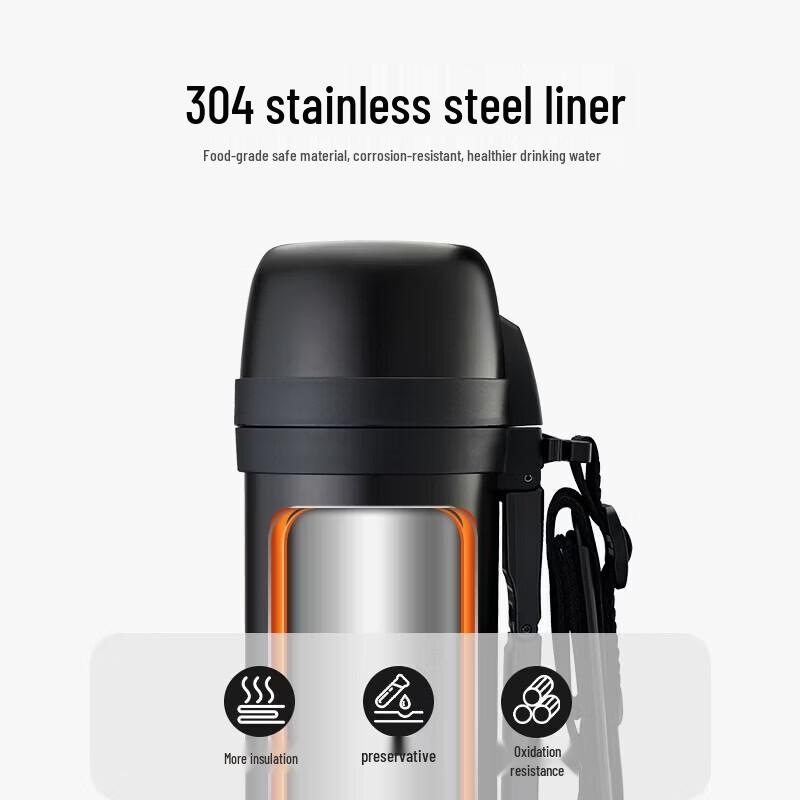 Thermos Large Capacity Outdoor Insulated Travel Flask