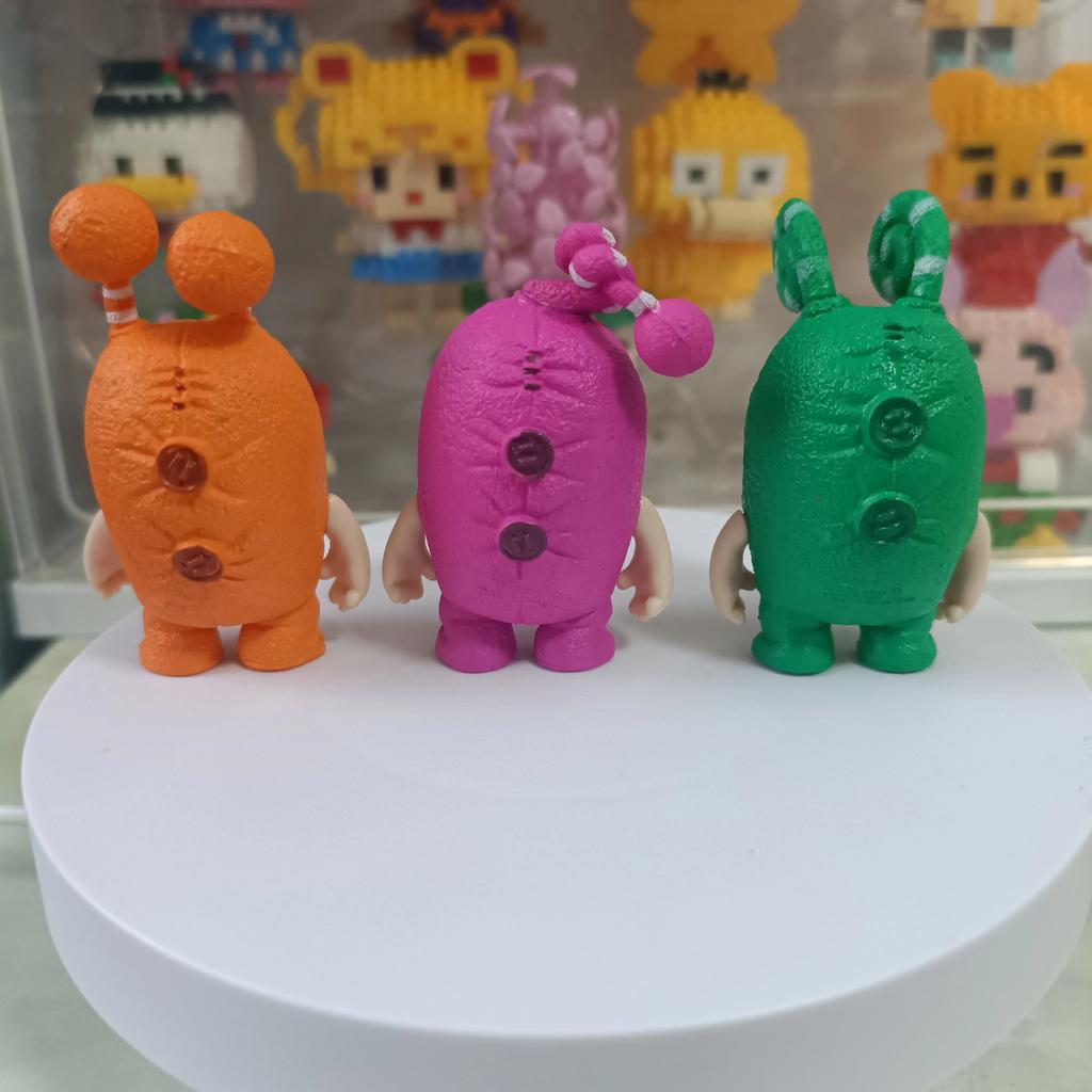 Original Oddbods Whole 7pcs/Set with Original Code On Back Limited Collection Toys Cute Anime Action Figures Kids Best Gift
