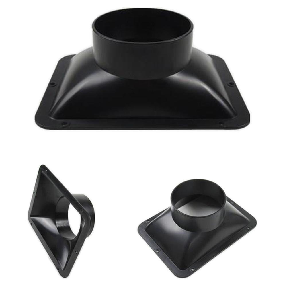 100-200MM ABS Veggflenskobling Ventilasjonsrør Luftkanalforkobling Eksosrørforbindelse Luftsystem Ventilasjonsuttak Skjøt