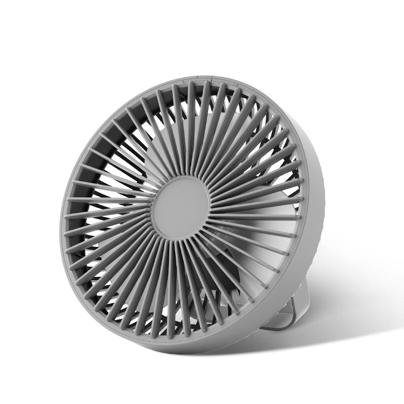 Mini Desktop Fan with Light Portable Fan Desktop Office USB Quiet Cooling Fan Three-Speed Adjustment for Home and Office Use серый