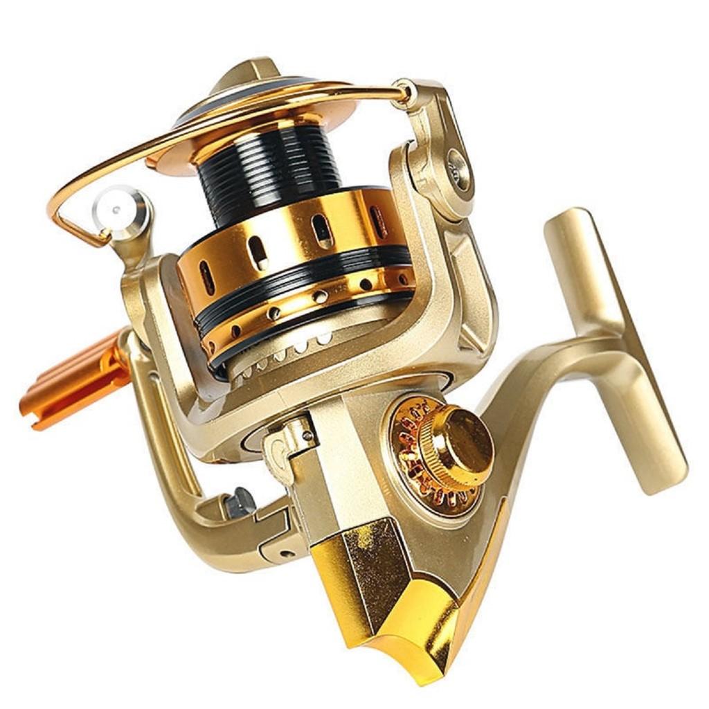 Metal Fishing Reel With Adjustable Drag For Saltwater Fishing Enthusiasts