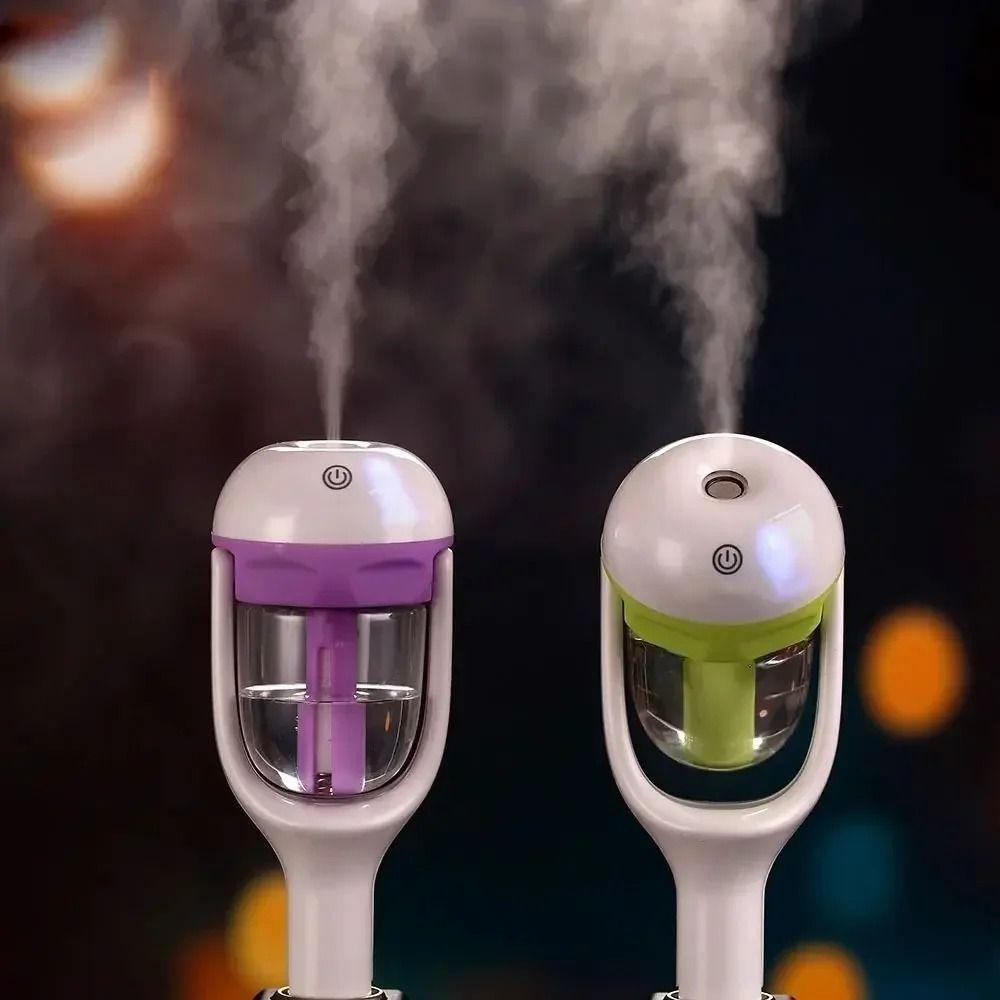 Refillable Mini Car Air Humidifier Portable Auto Mist Maker Steam Air Purifier  Travel Use