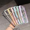 Luxury Candy Color Transparent Phone Case For iPhone 11 12 13 14 15 16 E Pro Max Plus Clear Acrylic Bumper Back Cases Cover