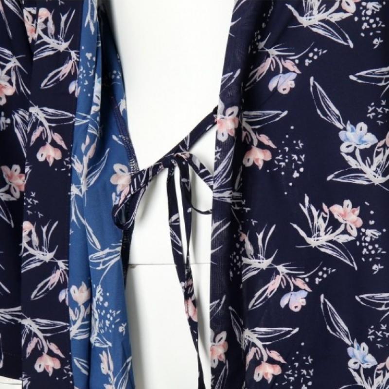 Venus Lightweight 3d Floral Print Robe Vgna206a