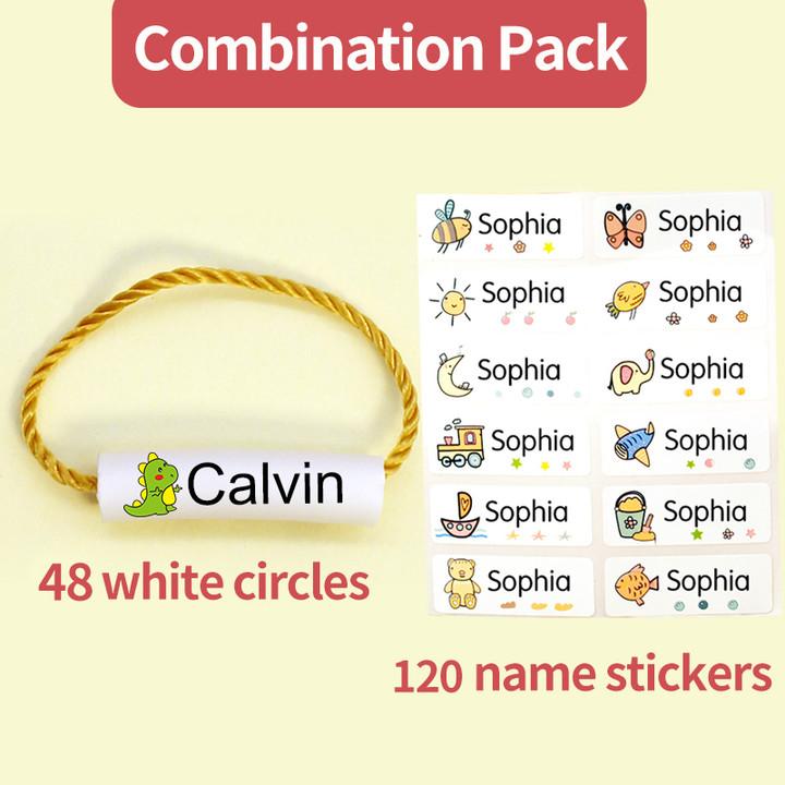 Name Ring Waterproof Baby Shoe Bag Name Sticker Shoe Ring Buckle Kindergarten Name Buckle Pendant